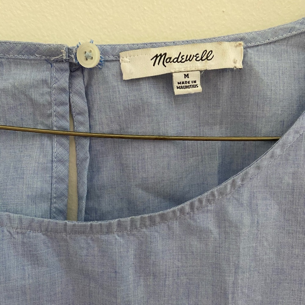 Madewell Ruffle-Sleeve Top - Picture 3 of 6